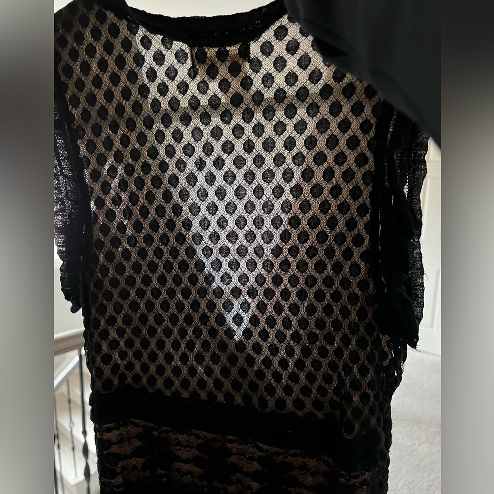 Max Studio Black Dress Sz M - Picture 7 of 9